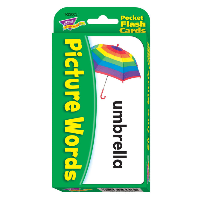 Picture Words Pocket Flash Cards