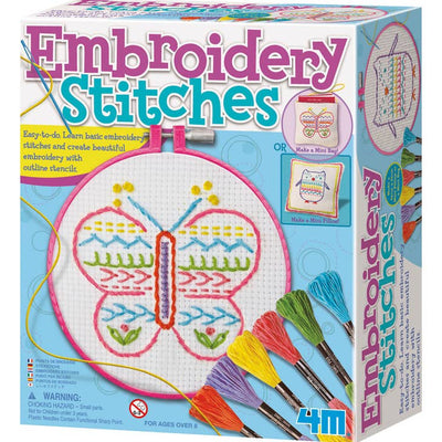 4M Embroidery Stitches Kit-Art Kits for Kids-STEAM Toy