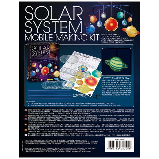 4M Glow-in-the-Dark Solar System Mobile Making Kit