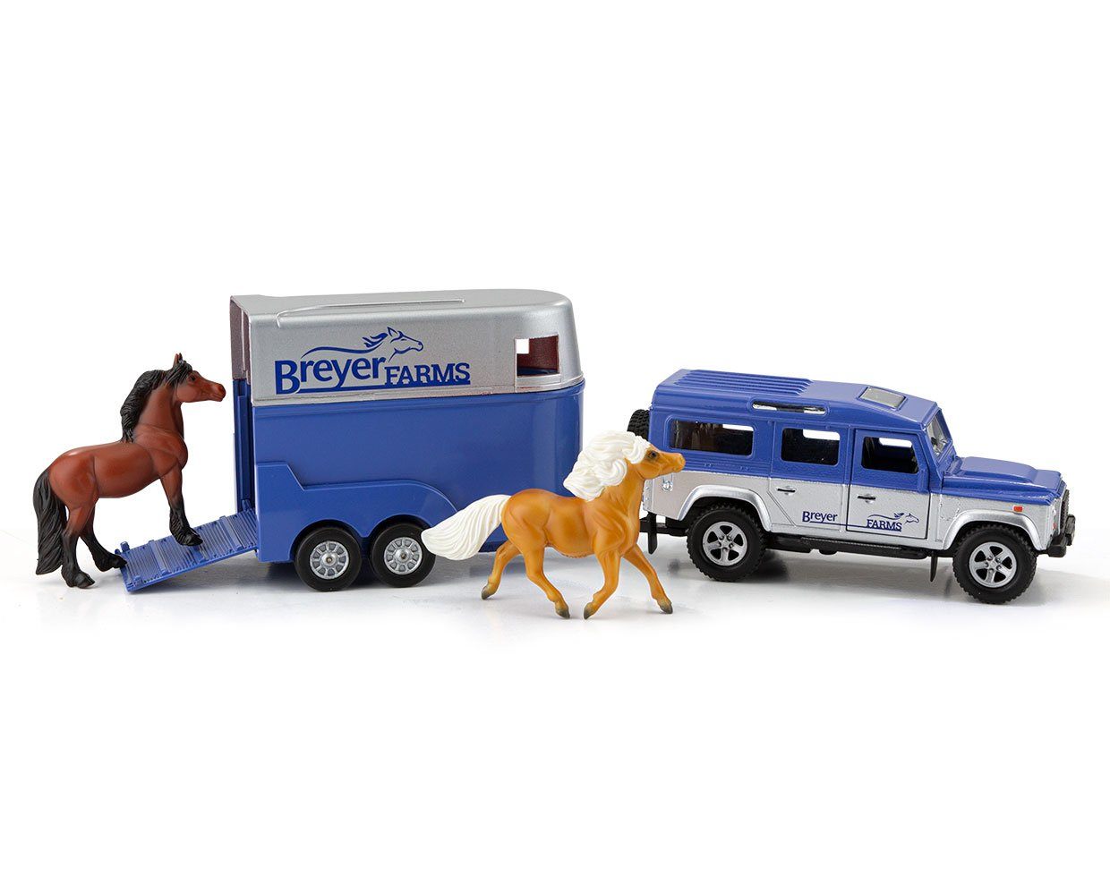 Breyer Farms™ Land Rover® and Tag-A-Long Horse Trailer