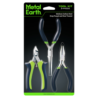 3-Piece Tool Kit Clippers, Flat Nose Pliers, Needle Nose