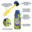 1 Liter 2 Bottle Refillable Bubble System