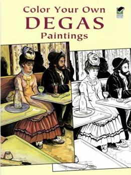 Color your own Degas Paintings