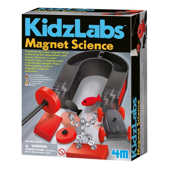 4M Magnet Science Kit - 10 Magnetic Experiments & Games