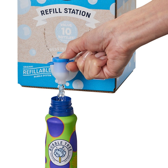 1 Liter 2 Bottle Refillable Bubble System