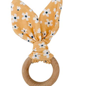 Crinkle Bunny Ears Teether