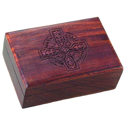 Celtic Cross Wood Box