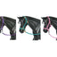 Hot Colored Nylon Halters - 3 Piece Assortment