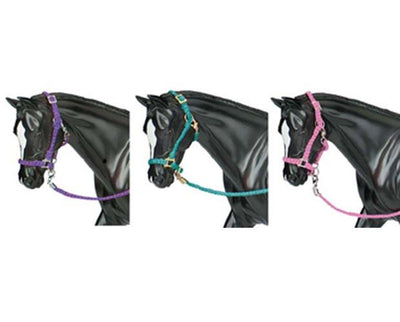 Hot Colored Nylon Halters - 3 Piece Assortment