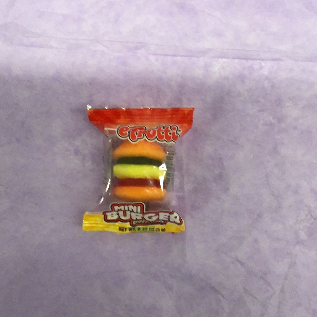Gummi mini Hamburger