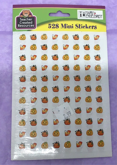 528 Mini Halloween Stickers