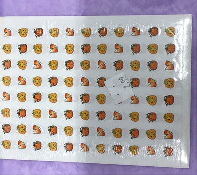 528 Mini Halloween Stickers