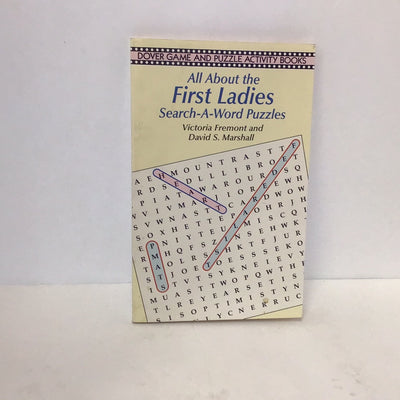 All about the First Ladies word search