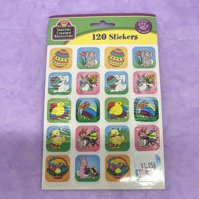 120 Easter Stickers