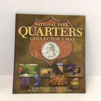 National park quarters collection map