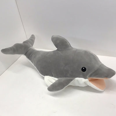 15" OCEAN SAFE GREY DOLPHIN PUPPET