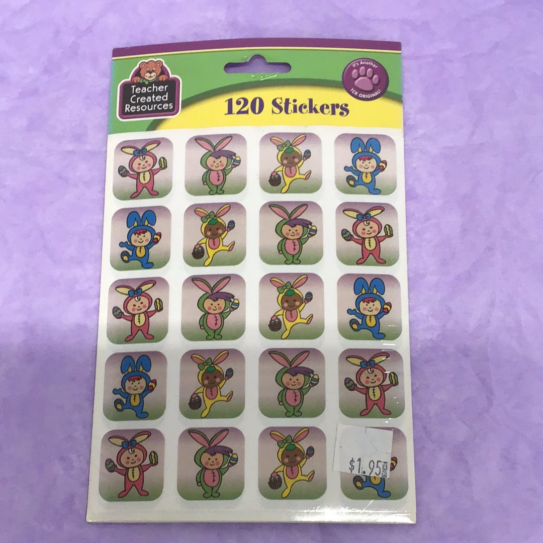 Kids in Bunny outfits 120 Sticker