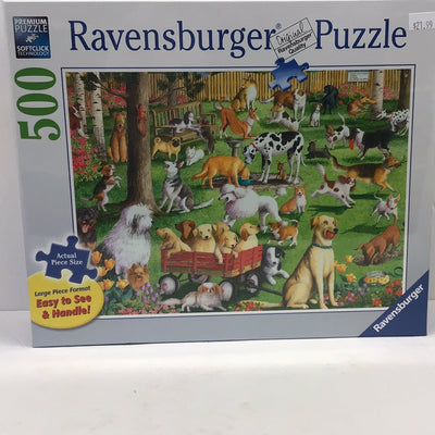 At the Dog Park 500pc Puzzle