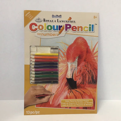 Flamingo Pencil by number