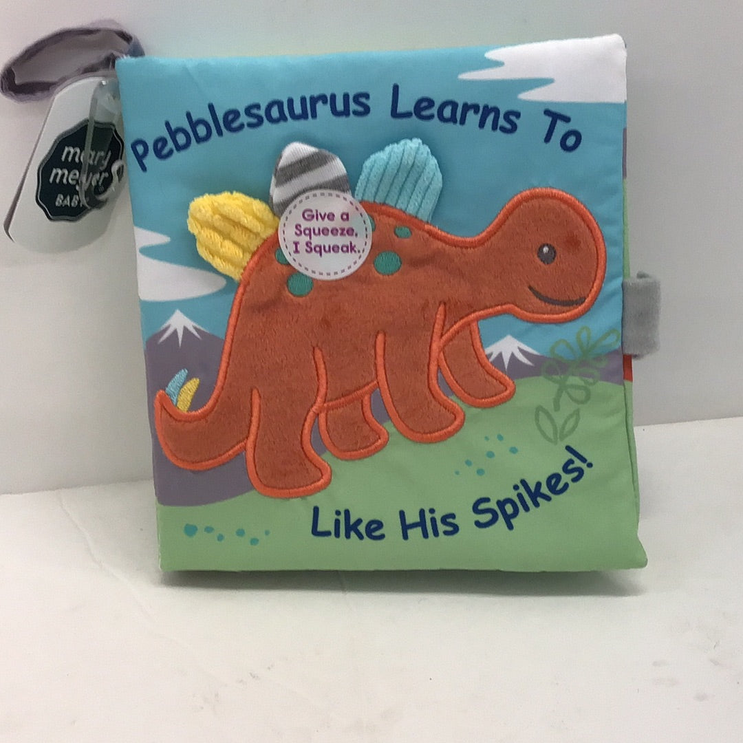 Pebblesaurus Soft Book – 6×6″