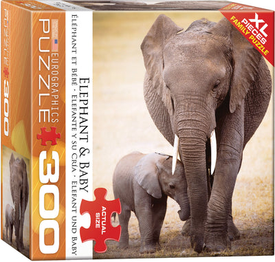 Elephant and Baby - Puzzle 300 Pieces