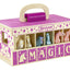 Unicorn Magic Wood Carry Stable with 6 Unicorns