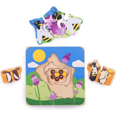 Bigjigs Lifecycle Puzzle Honey Bee